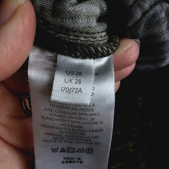 WE THE FREE Reese Pitched Straight Leg Corduroy Tie Dye Brown Tan Pants in Chava - Picture 11 of 13